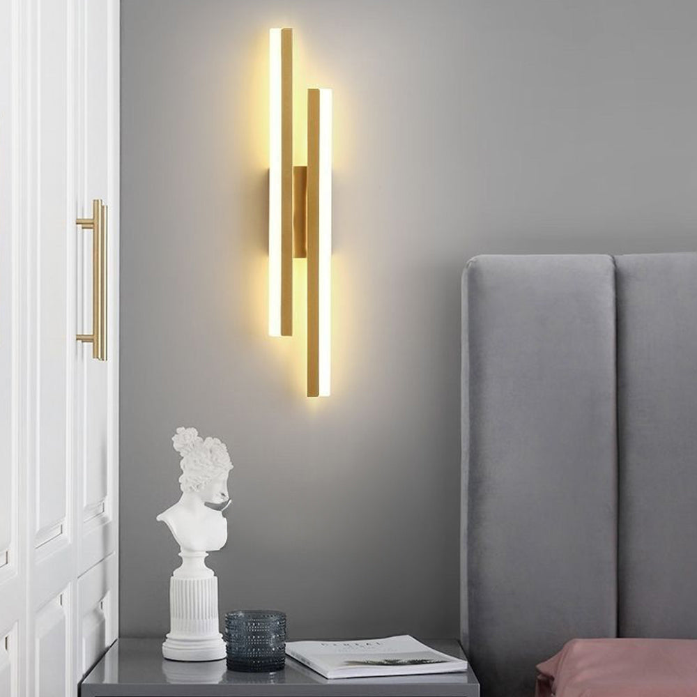 Modern LED Wall Light Slim Linear Indoor Lighting Fixture