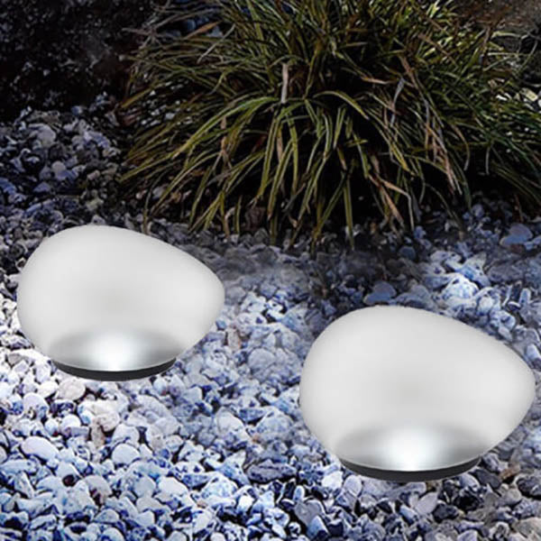 Solar Garden Pebble Light Outdoor Pathway & Patio Lighting