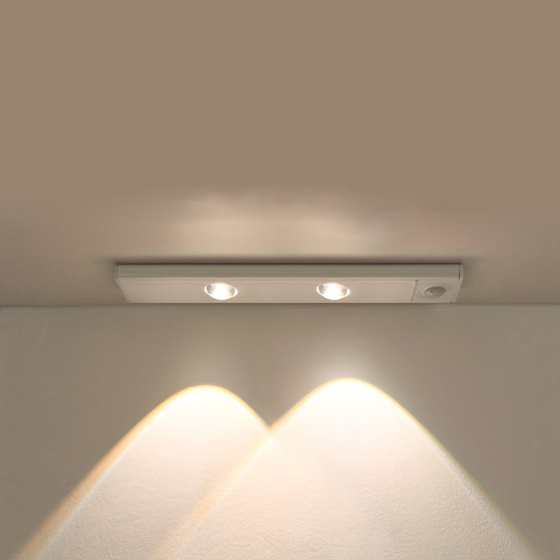 LED Motion Sensor Strip Light Wireless Rechargeable Cabinet Lighting