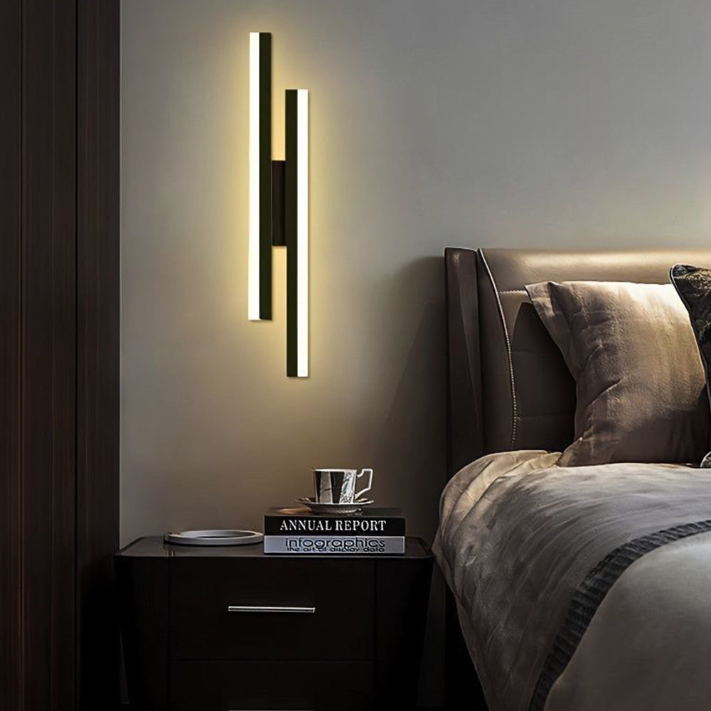 Modern LED Wall Light Slim Linear Indoor Lighting Fixture