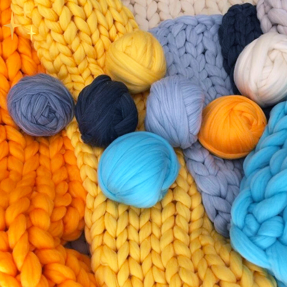 Chunky Yarn Extra Thick Craft Yarn for Home Decor Projects