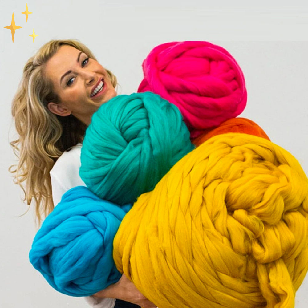 Chunky Yarn Extra Thick Craft Yarn for Home Decor Projects