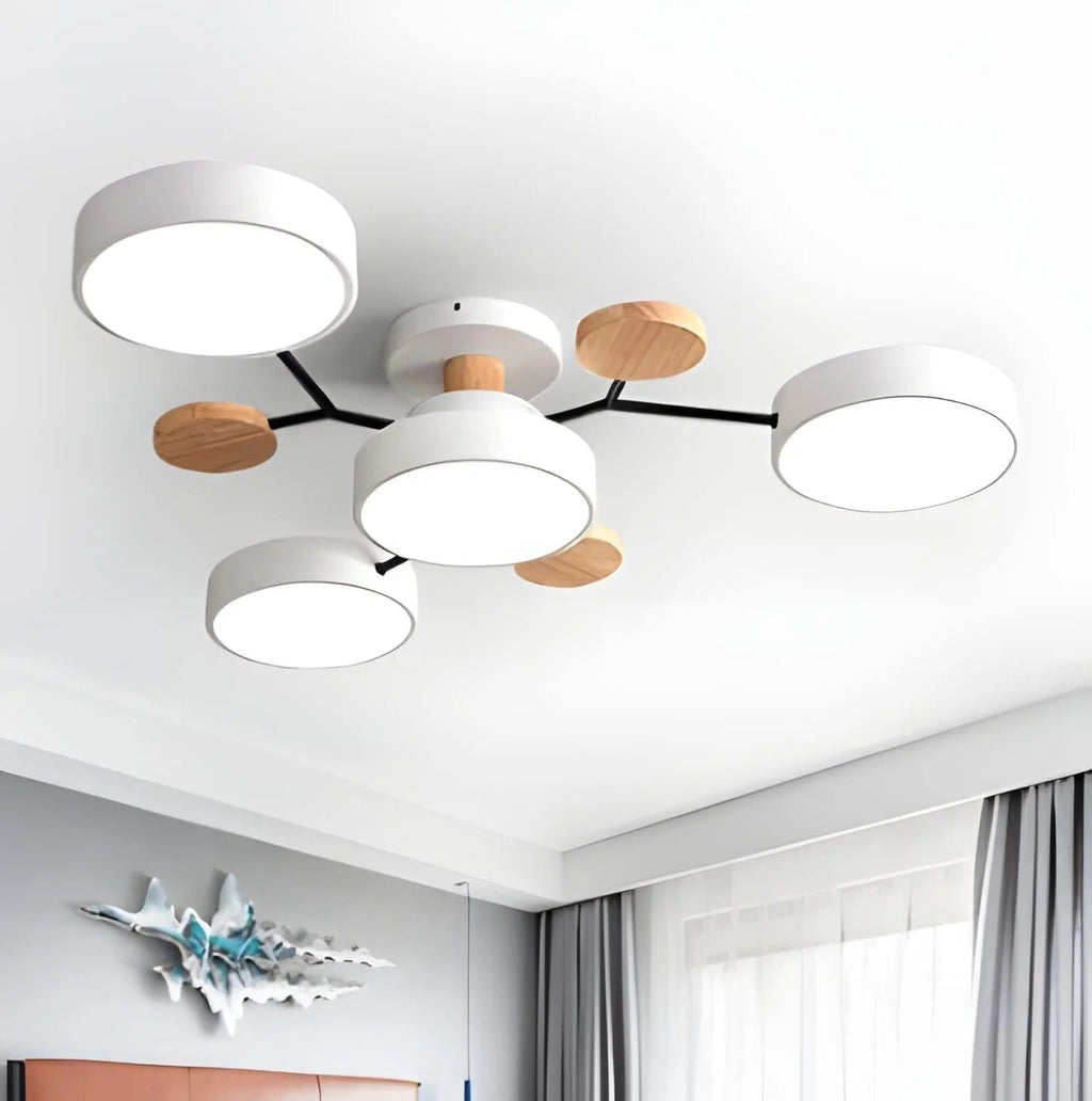 Modern LED Flush Ceiling Light Multi-Light Indoor Lighting Fixture