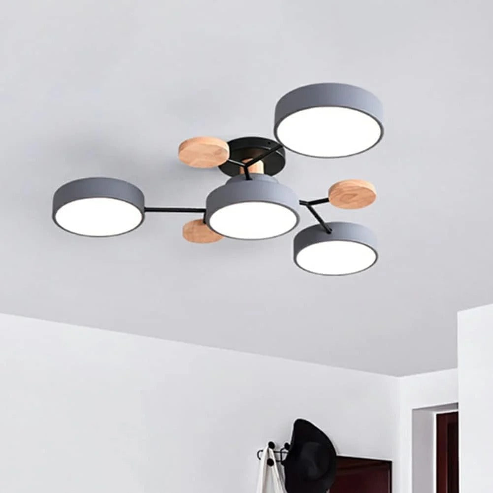 Modern LED Flush Ceiling Light Multi-Light Indoor Lighting Fixture