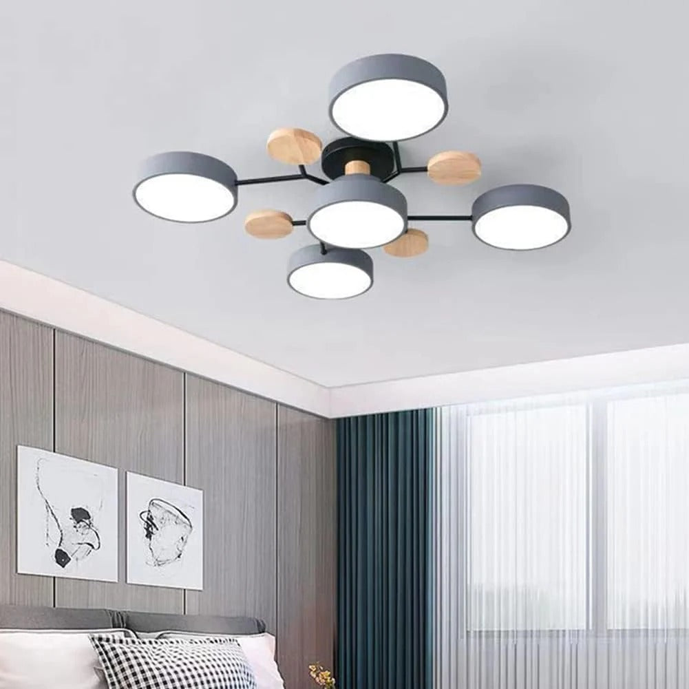 Modern LED Flush Ceiling Light Multi-Light Indoor Lighting Fixture