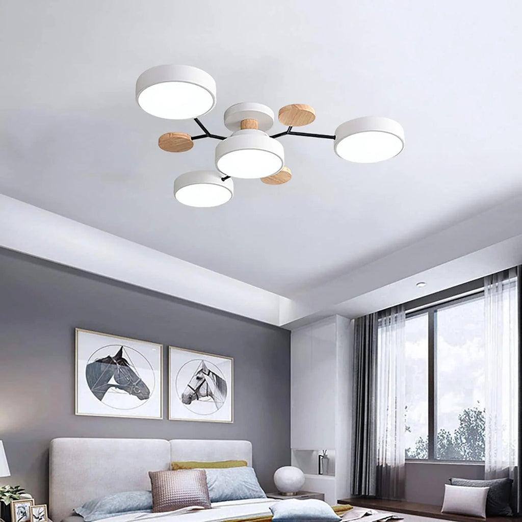 Modern LED Flush Ceiling Light Multi-Light Indoor Lighting Fixture