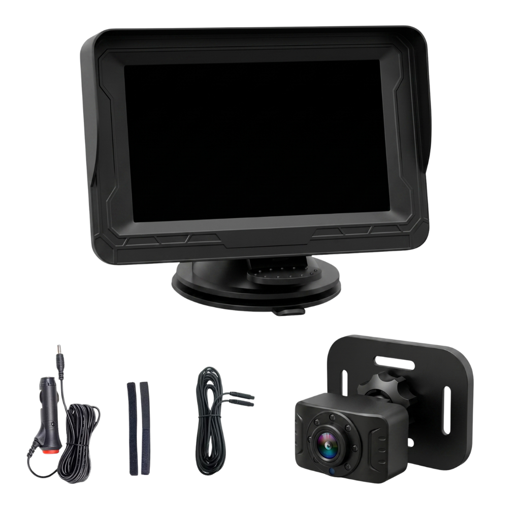 1080P Baby Car Camera System With 4.5 Inch LCD Dashboard Monitor
