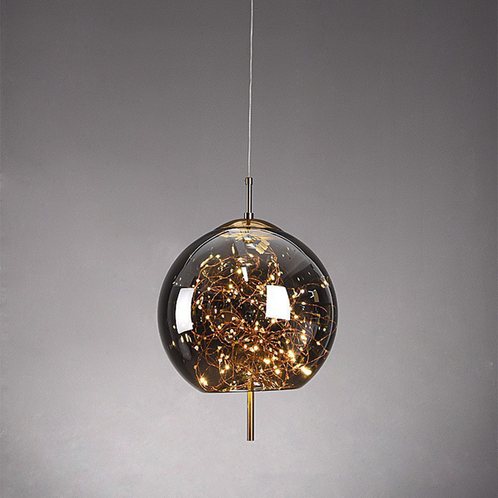 Modern LED Pendant Light Decorative Glass Indoor Ceiling Lighting