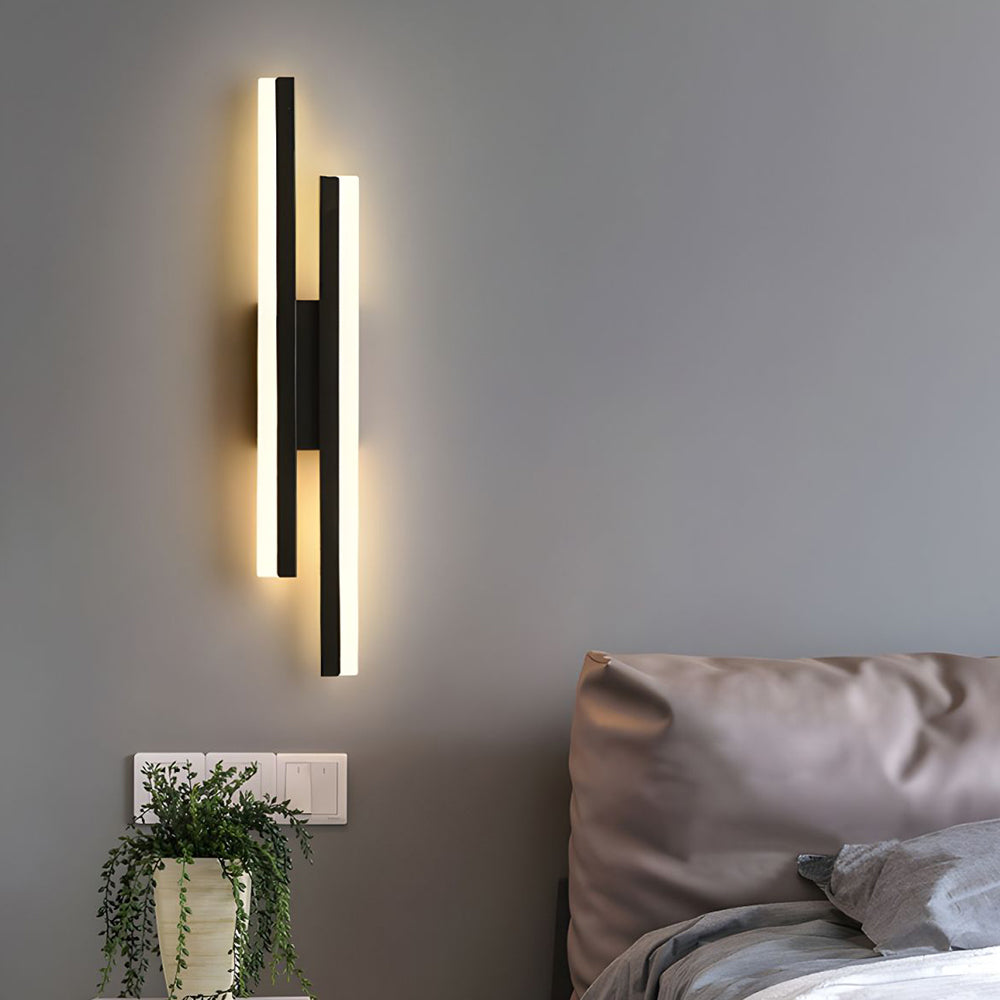 Modern LED Wall Light Slim Linear Indoor Lighting Fixture