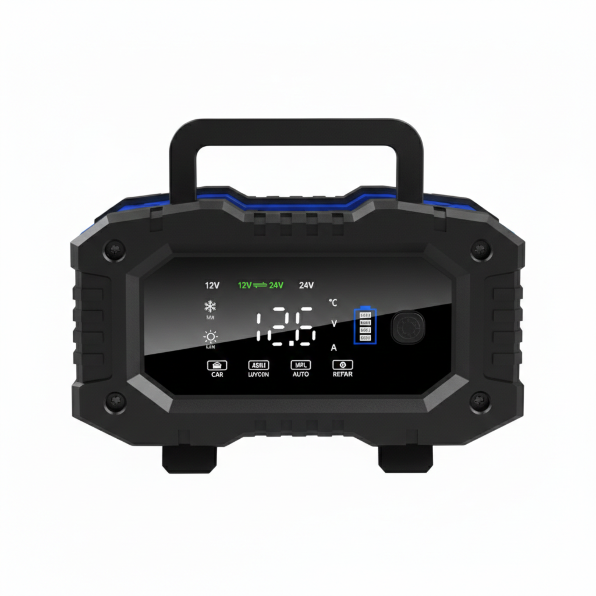 12V 24V Automatic Battery Charger 20A/10A with LCD Display, AC Powered