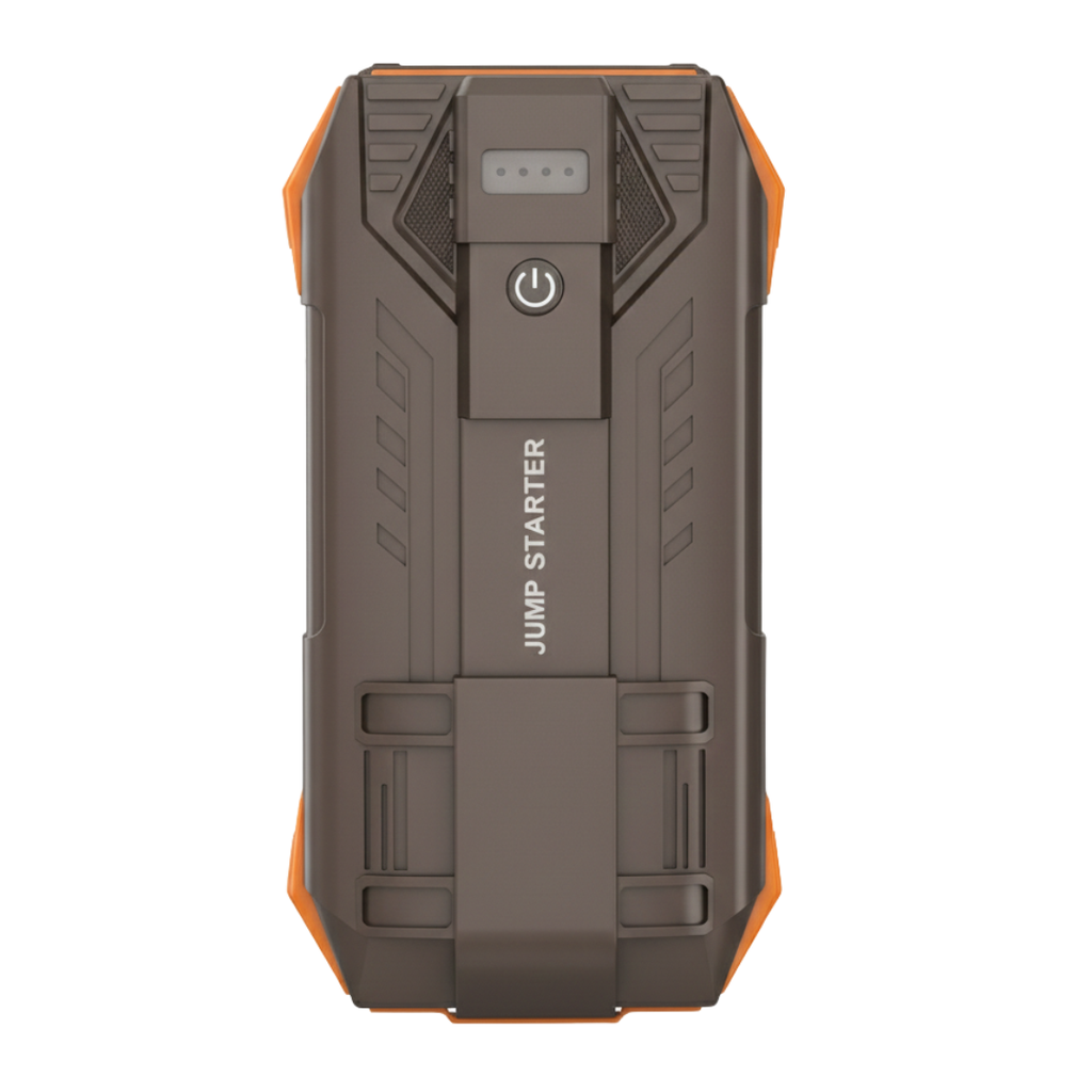 12V Portable Car Jump Starter with Smart Clamps, Dual USB-A Ports