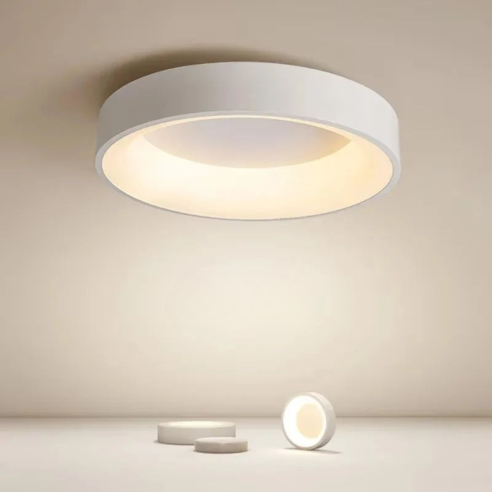 Round LED Ceiling Light Flush Mount Lighting for Home Interiors