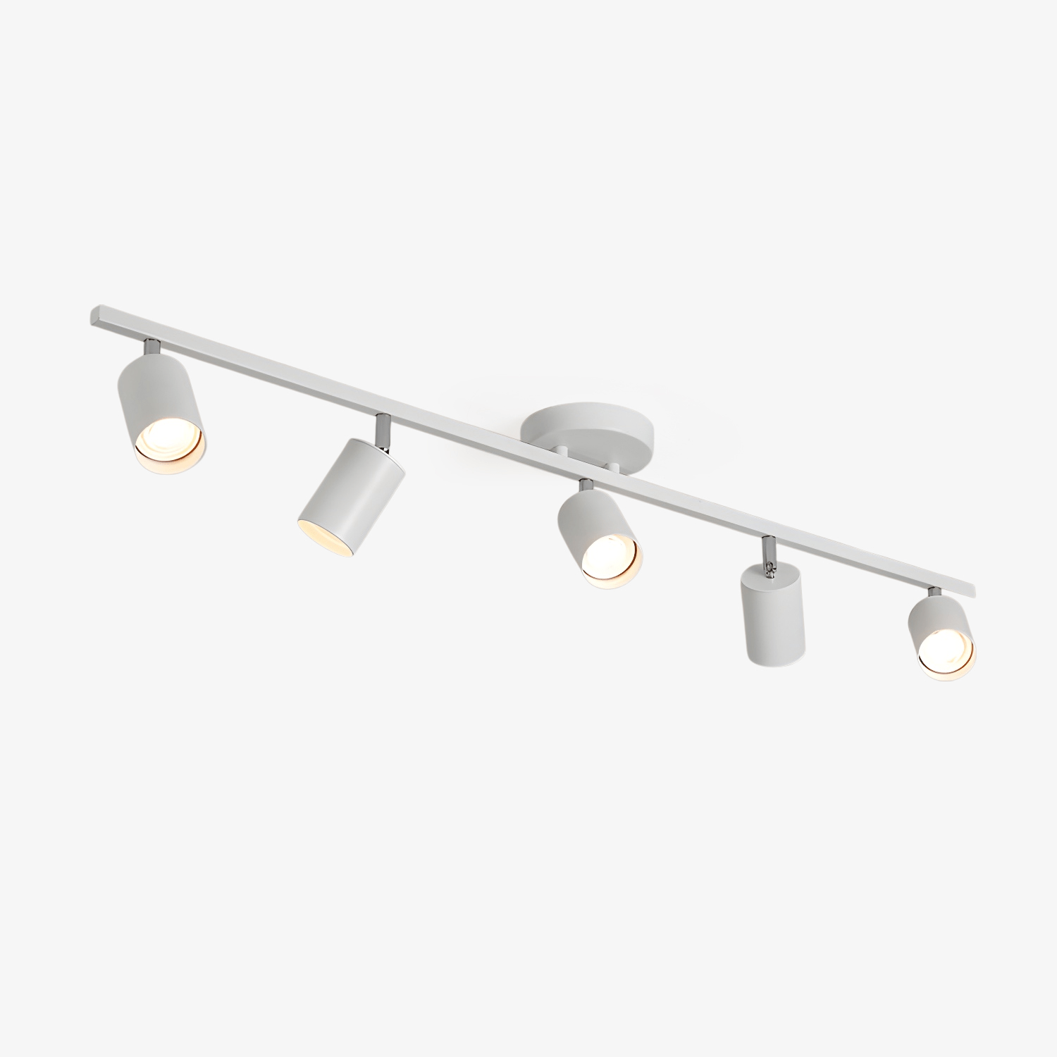 Adjustable Spotlight Ceiling Light Bar in Gold Accent Design