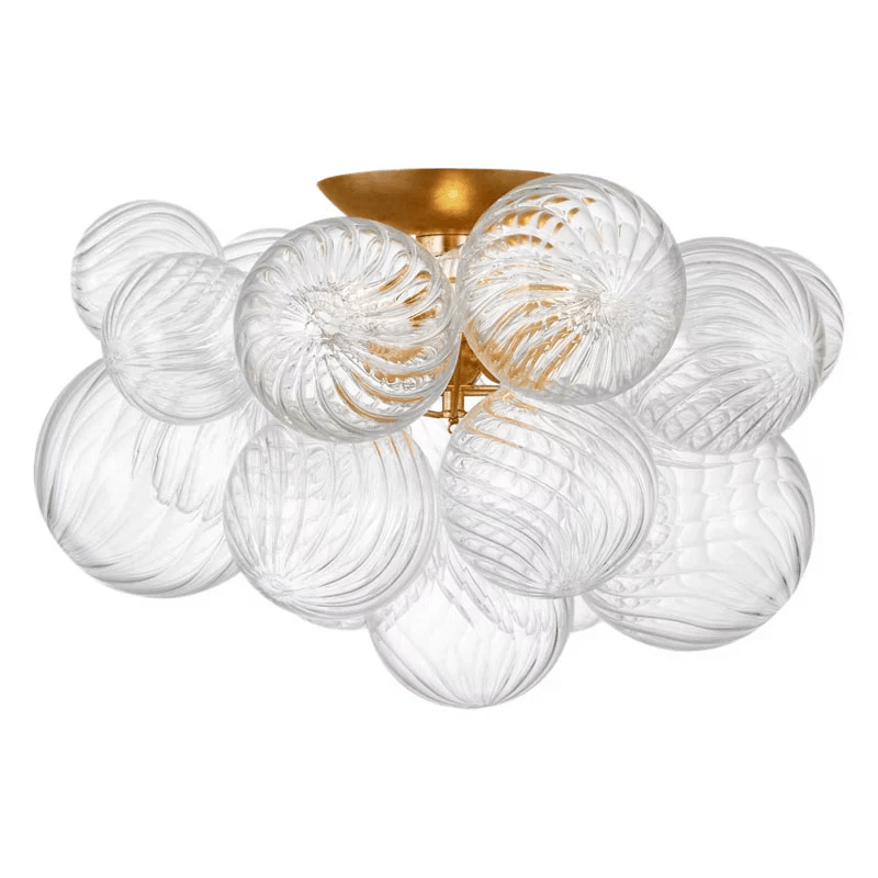 Orb Cluster Ceiling Light with Sculptural Frame