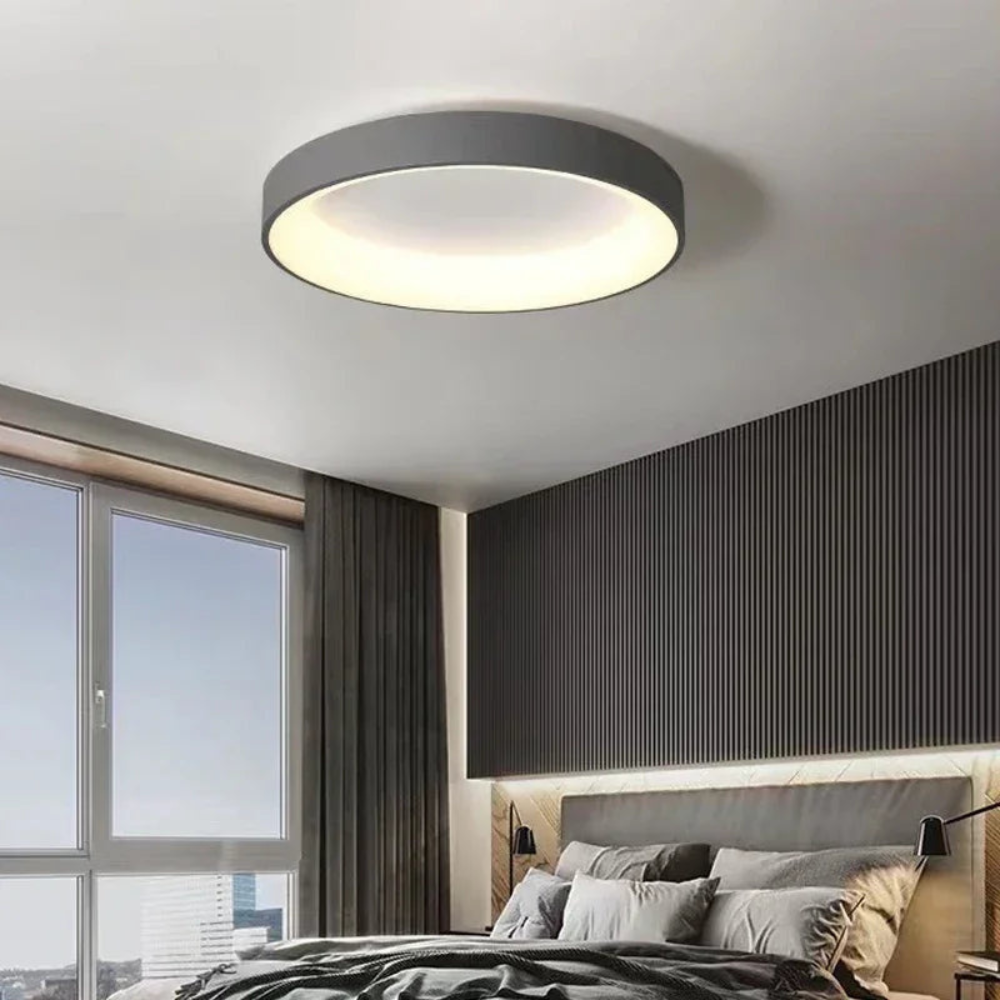 Round LED Ceiling Light Flush Mount Lighting for Home Interiors