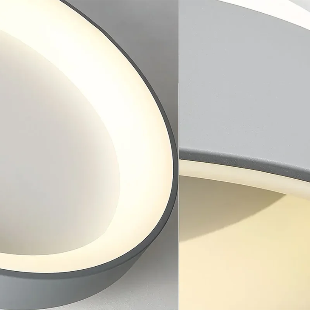 Round LED Ceiling Light Flush Mount Lighting for Home Interiors