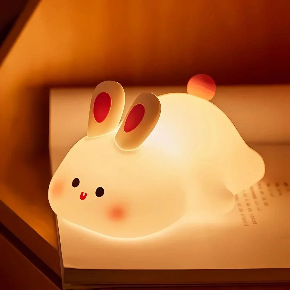 Touch Control Character Table Lamp Rechargeable Bedside Light