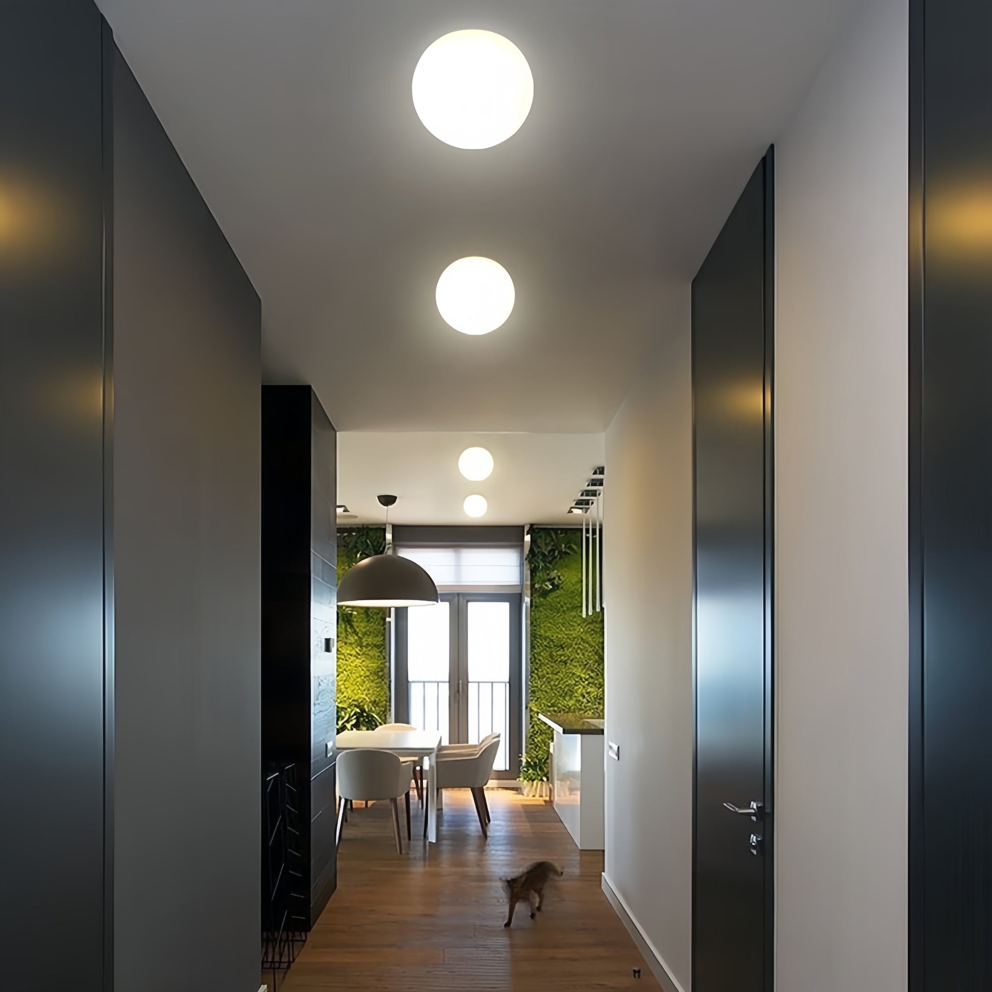 Bubble Globe Ceiling Light Modern Flush Mount Lighting