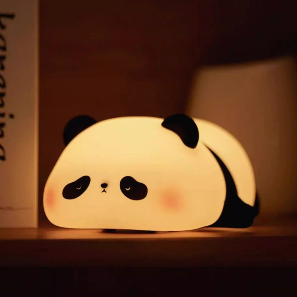 Touch Control Character Table Lamp Rechargeable Bedside Light