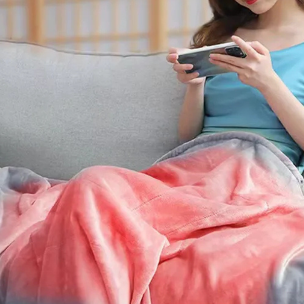 Portable Cordless Heated Blanket USB Powered Comfort Anywhere