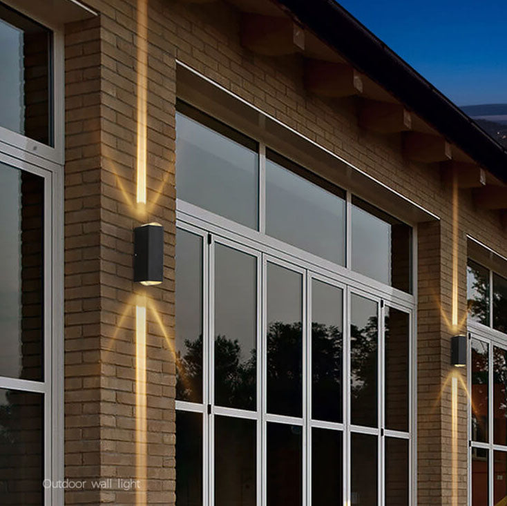 Outdoor Wall Mounted LED Light Modern Rectangular Patio Lighting