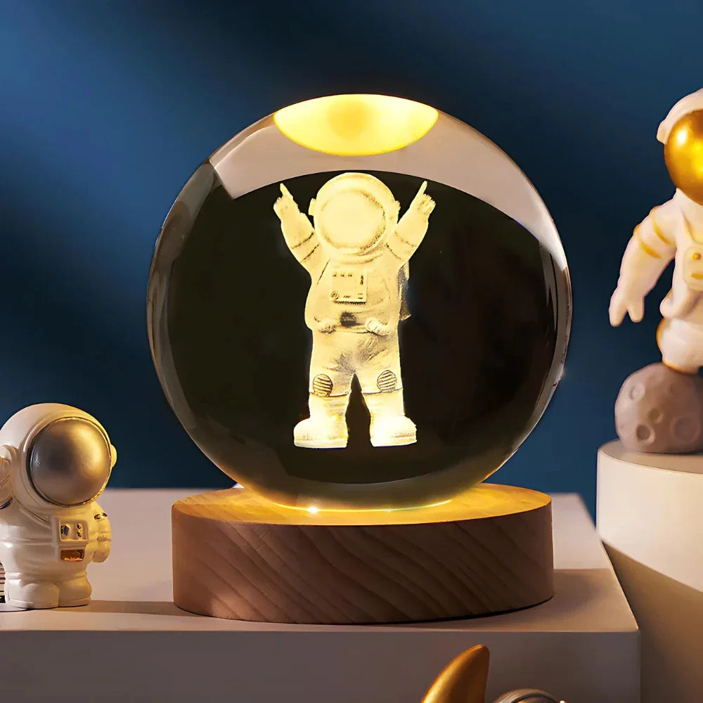 Glowing 3D Planet Light Ambient Space Night Lamp