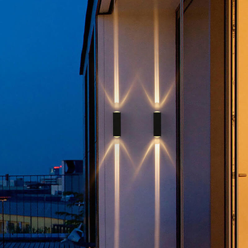 Outdoor Wall Mounted LED Light Modern Rectangular Patio Lighting