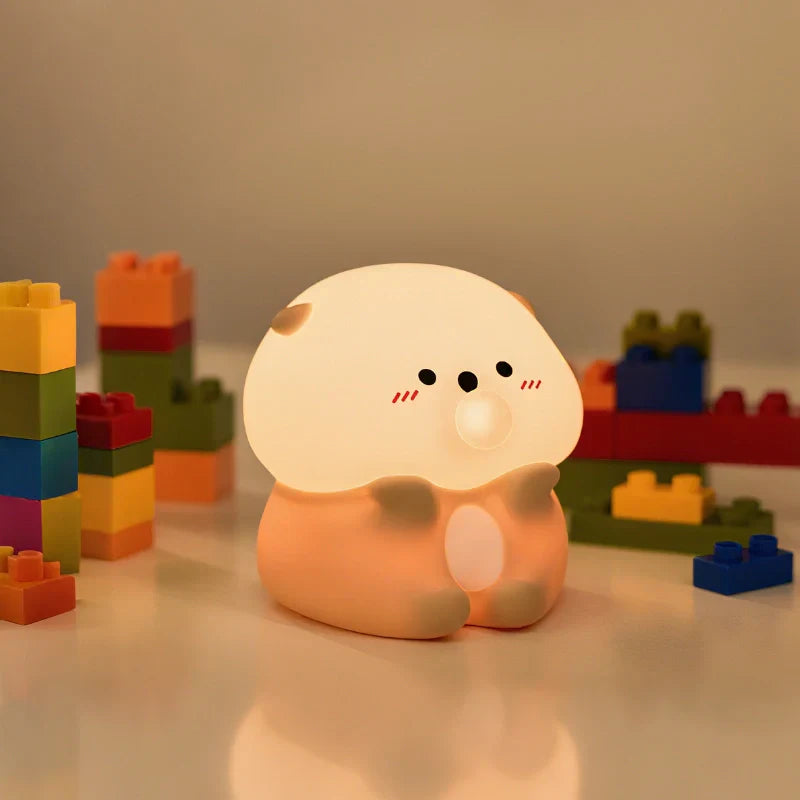 Touch Control Character Table Lamp Rechargeable Bedside Light
