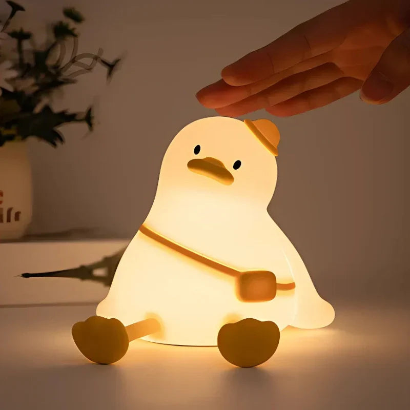 Touch Control Character Table Lamp Rechargeable Bedside Light