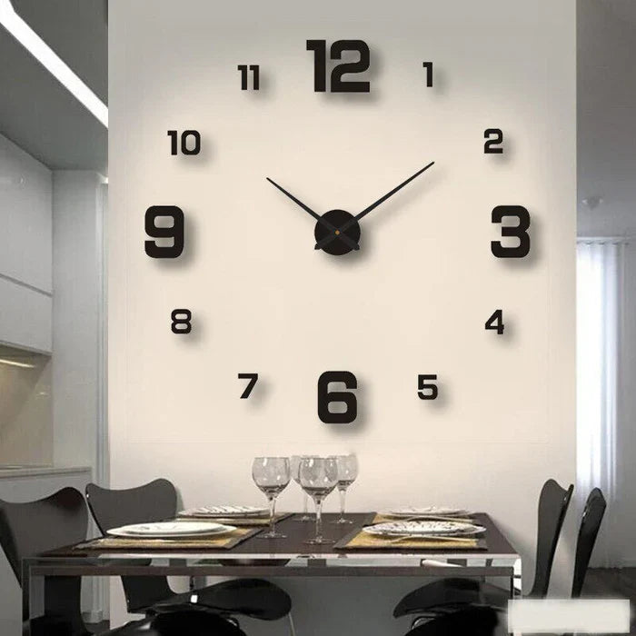 Decorative Wall Clock Silent Analog Wall Mounted Design