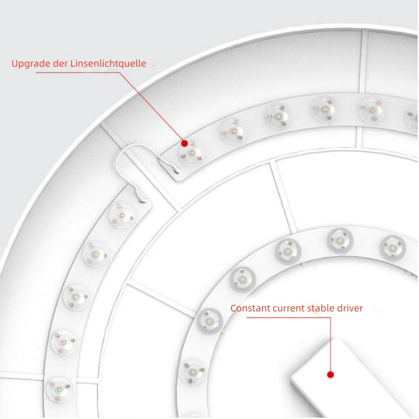 Modern Round Ceiling Light Moisture-Resistant Indoor Lighting