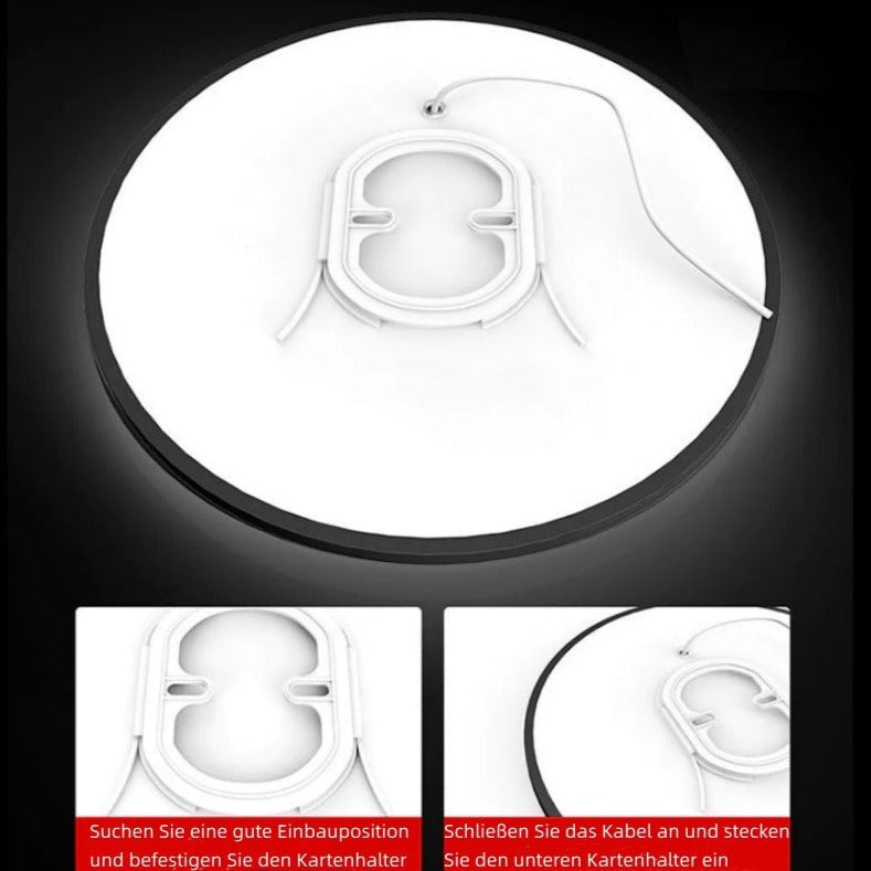 Modern Round Ceiling Light Moisture-Resistant Indoor Lighting