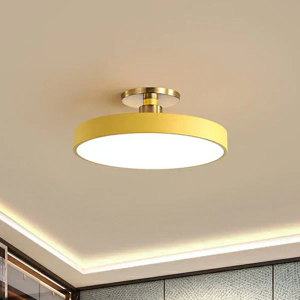 Round LED Ceiling Light Modern Nordic Minimalist Design