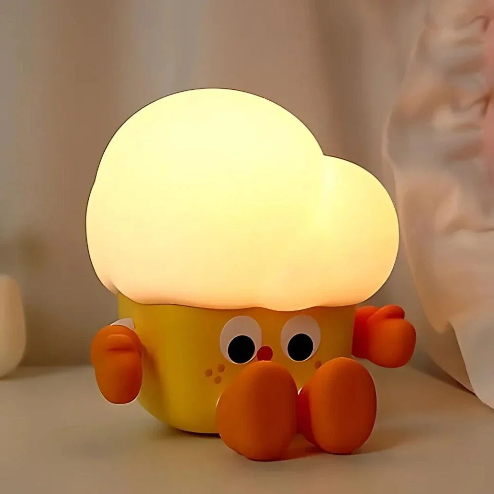Touch Control Character Table Lamp Rechargeable Bedside Light