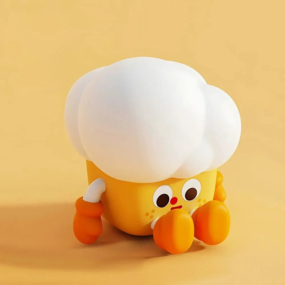 Touch Control Character Table Lamp Rechargeable Bedside Light