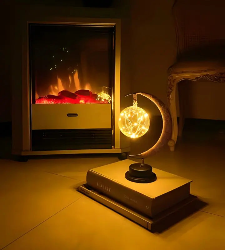 Moon Shaped Table Lamp Soft Ambient LED Decorative Light
