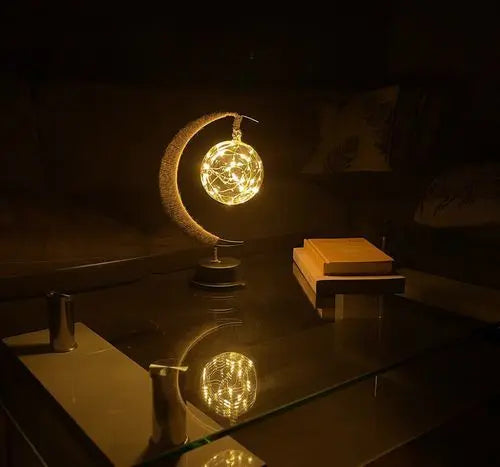 Moon Shaped Table Lamp Soft Ambient LED Decorative Light