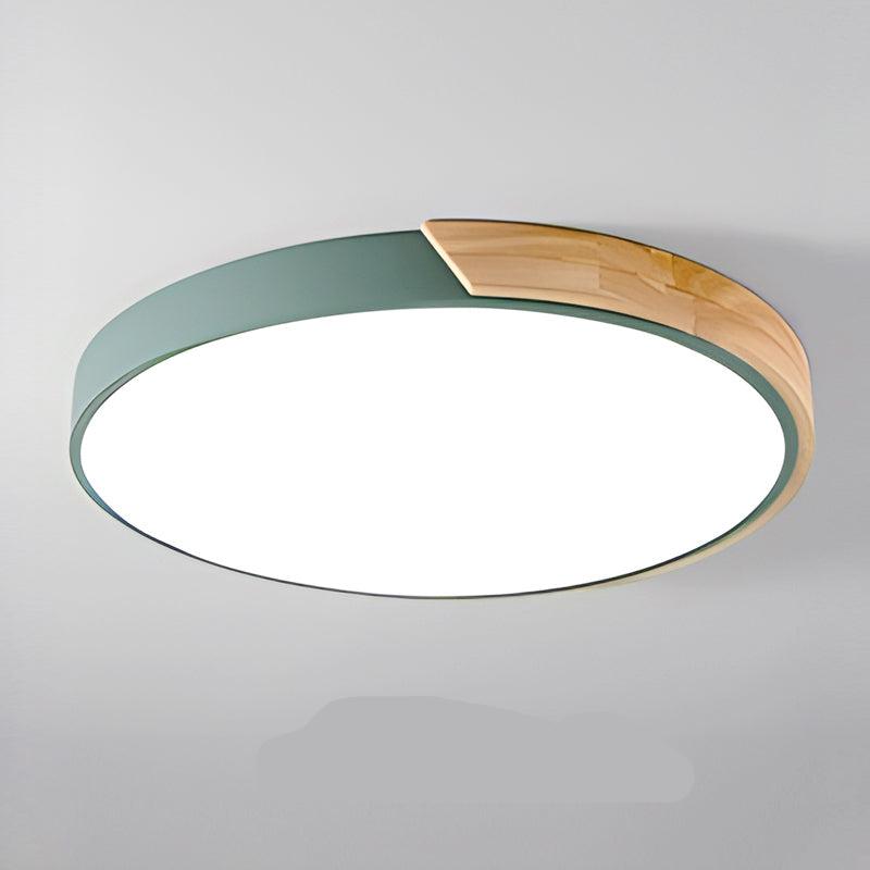 Round Flush Ceiling Light Adjustable LED Lighting for Rooms