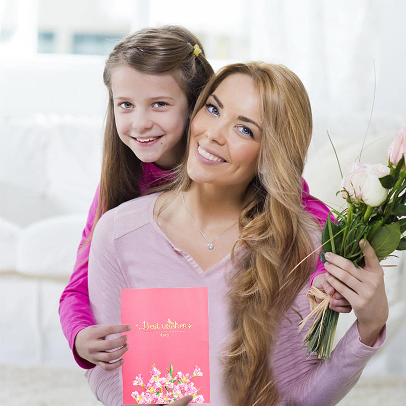 3D Pop-Up Mother’s Day Gift Card – Pink Floral Design