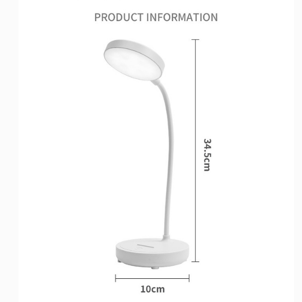 Adjustable LED Desk Lamp Touch Control & Flexible Neck