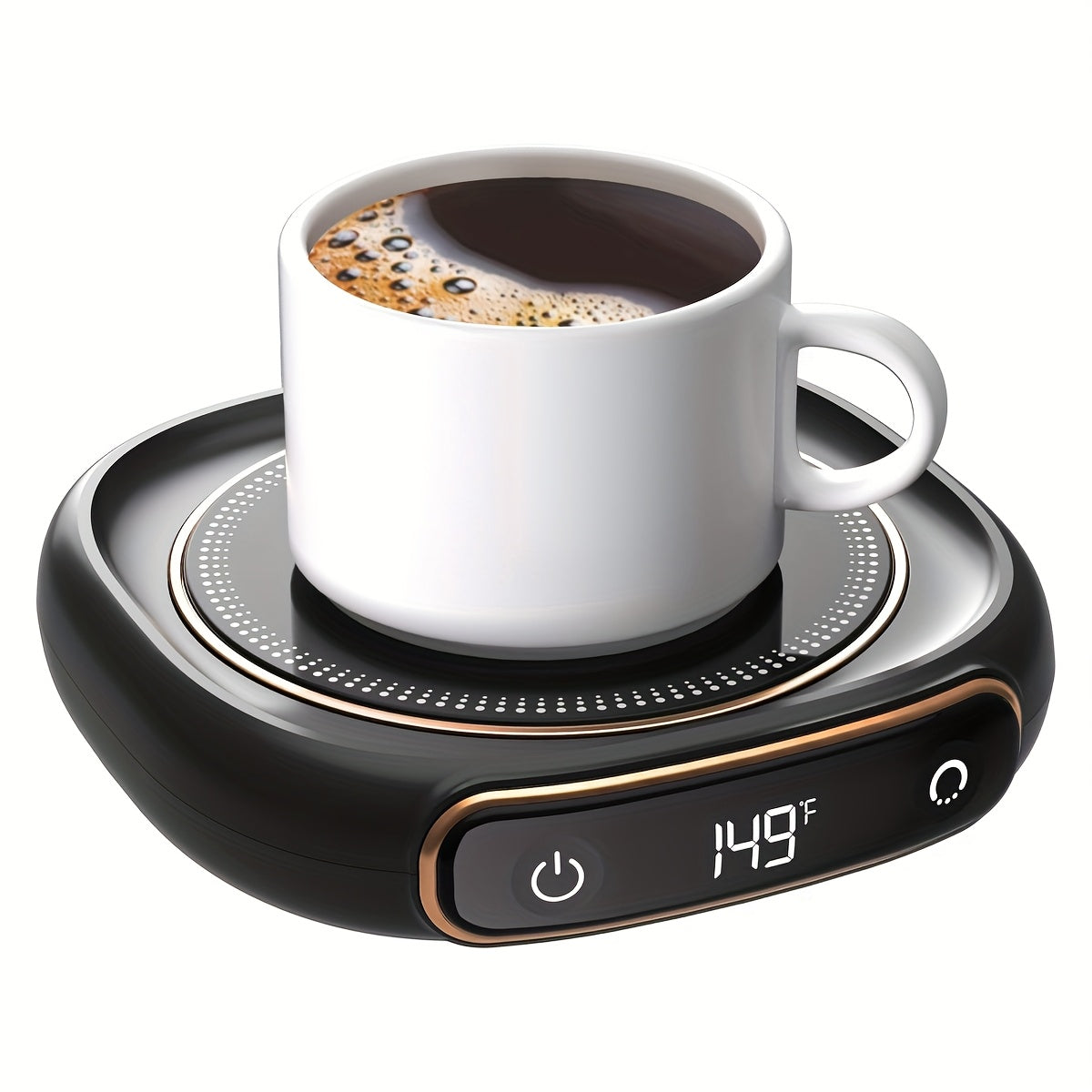 USB Smart Mug Warmer Adjustable Temperature Desk Heater