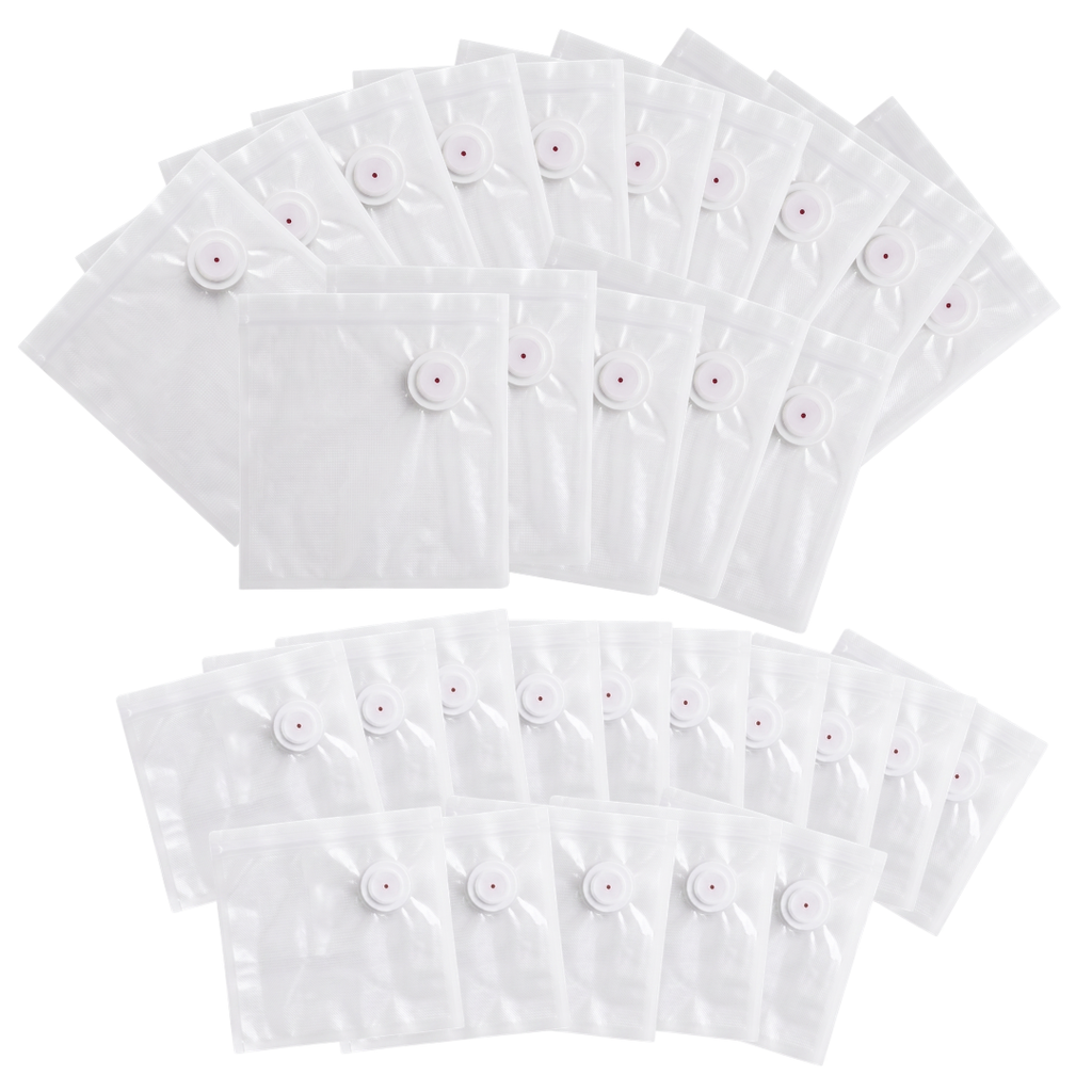 30 Pack Reusable Vacuum Sealer Bags for Kitchen Food Storage