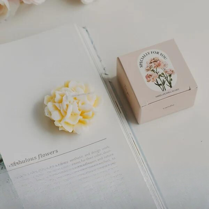 Mother's Day Floral Scented Decorative Candle Gift