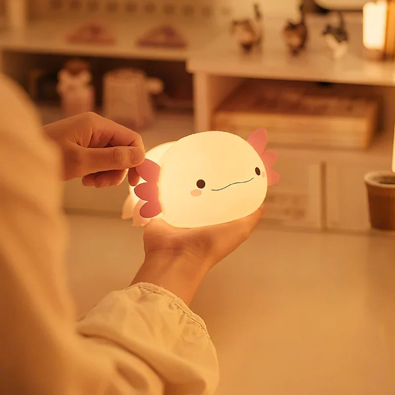 Touch Control Character Table Lamp Rechargeable Bedside Light
