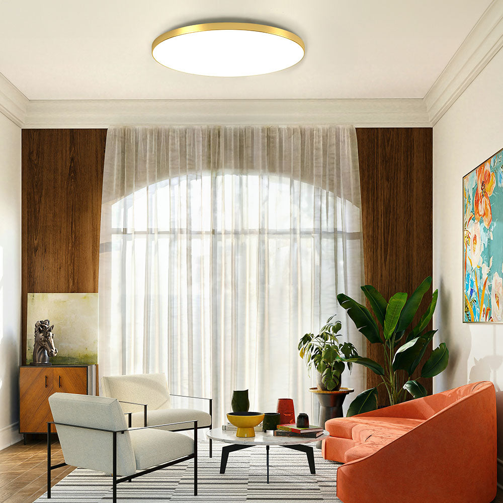 Modern Round Ceiling Light Integrated LED Flush Mount