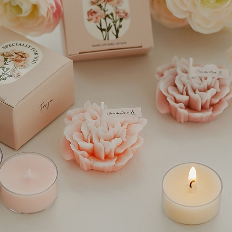 Mother's Day Floral Scented Decorative Candle Gift