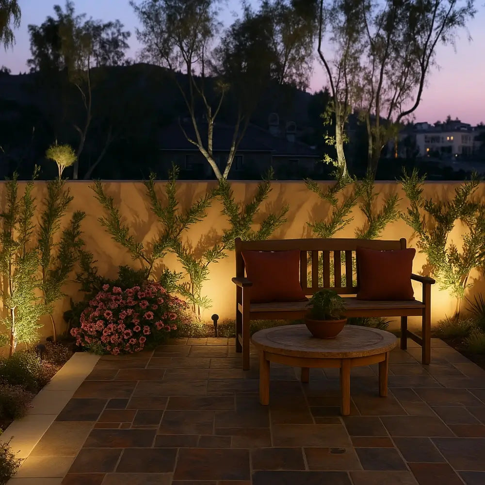 Adjustable Solar Outdoor Spotlight Multi-Colour Garden Light