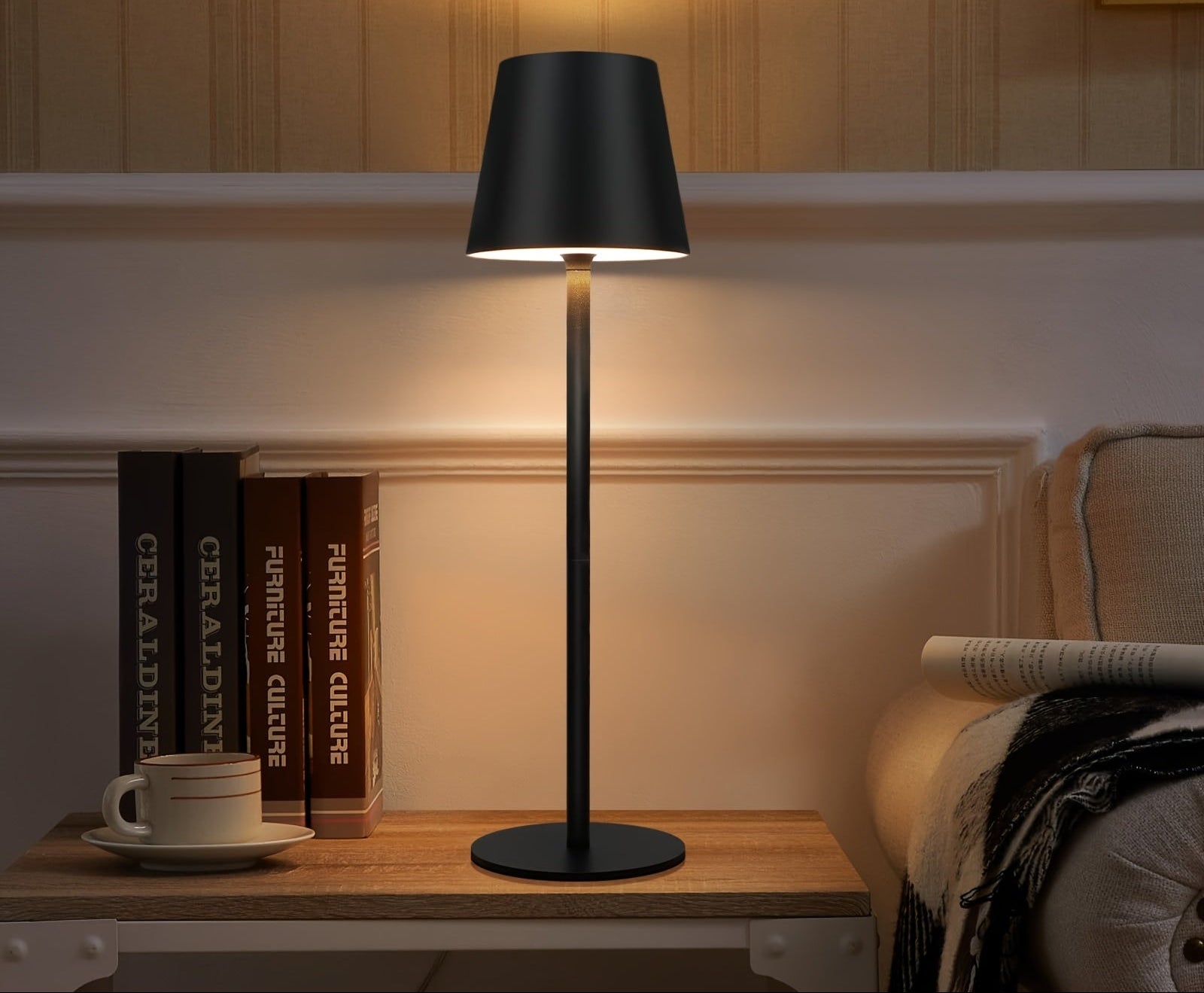 Rechargeable Touch Control LED Table Lamp for Ambient Lighting