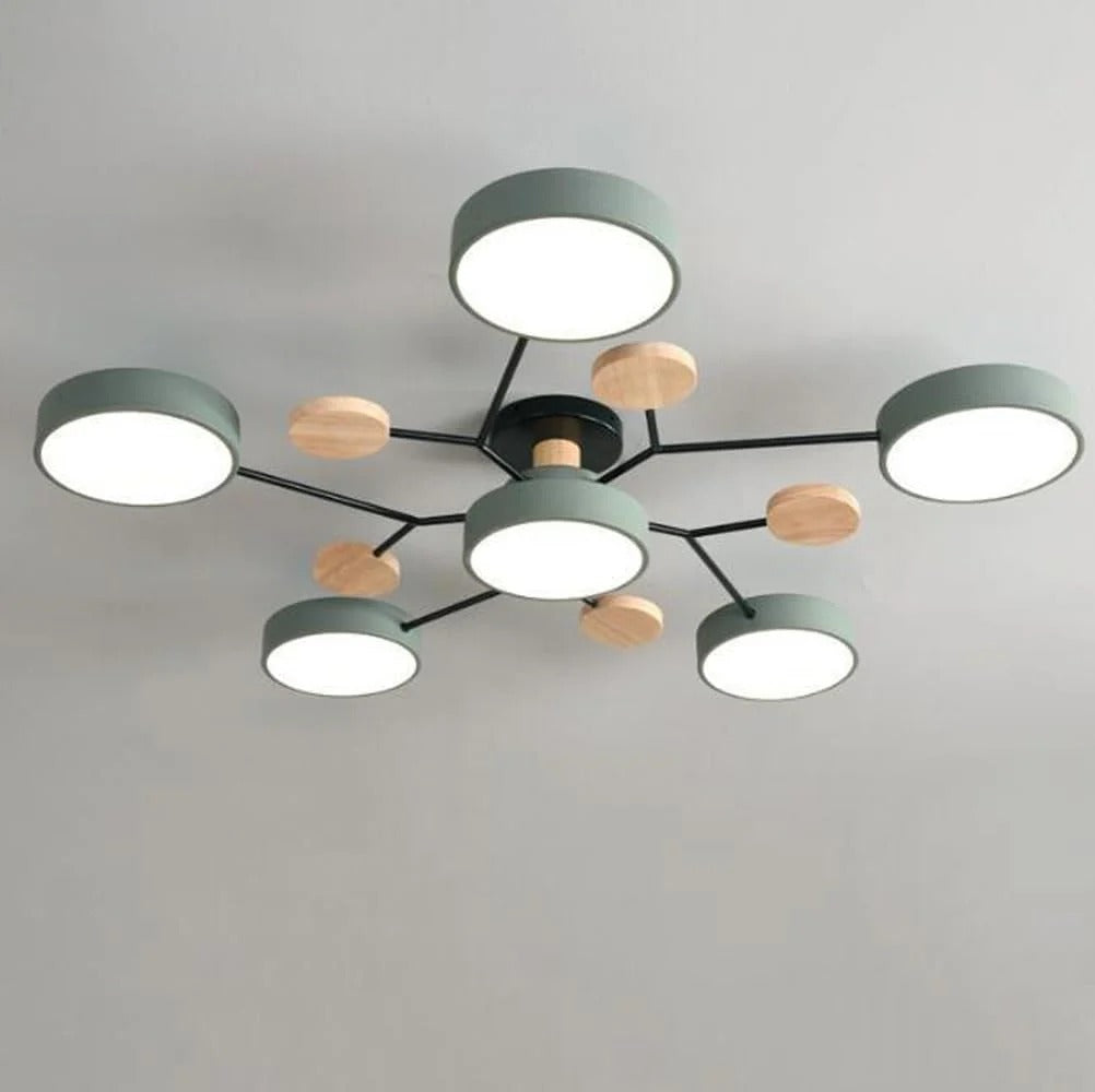 Modern LED Flush Ceiling Light Multi-Light Indoor Lighting Fixture