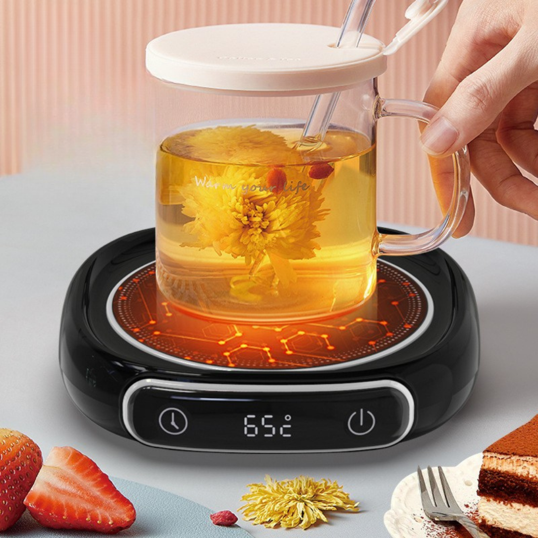 USB Smart Mug Warmer Adjustable Temperature Desk Heater